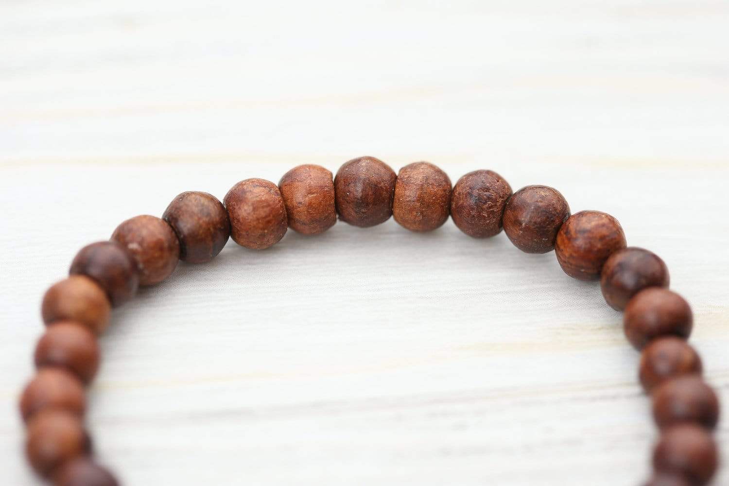 Natural Thai Rosewood Healing Bracelet for Women - Handmade Wooden Bangle for Stress Relief & Positive Energy - Perfect for Meditation, Yoga & Spiritual Wellness