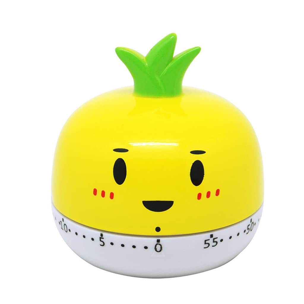 60 Minute Mechanical Kitchen Timer for Cooking Baking - Cartoon Home Decoration (Color A) | Perfect for Baking, Cooking, Classroom & Office Use
