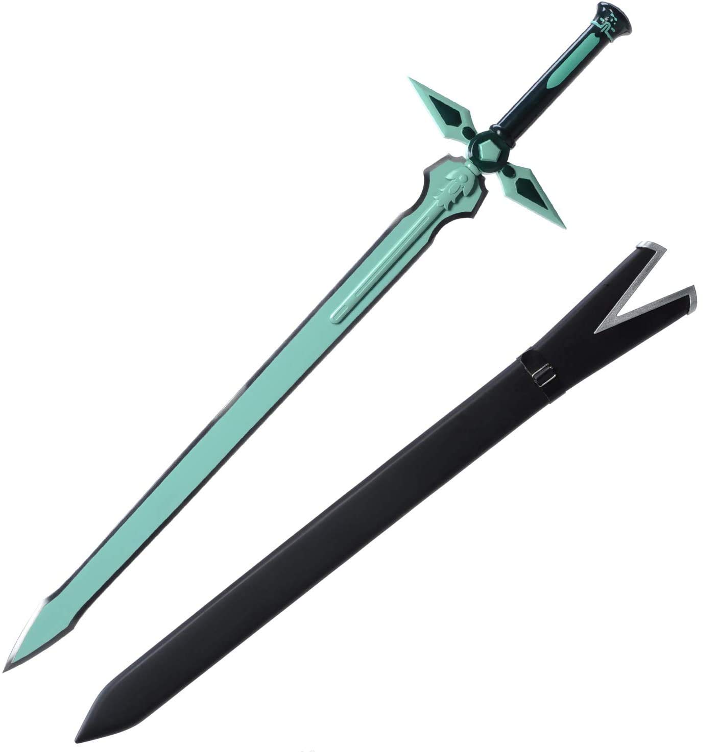 Handmade Carbon Steel Katana Sword - Anime SAO Cosplay Samurai Sword, Hand Forged Multi-Style Exquisite Blade for Collectors & Martial Arts Training | Perfect for Cosplay Events, Home Decor & Anime Enthusiasts