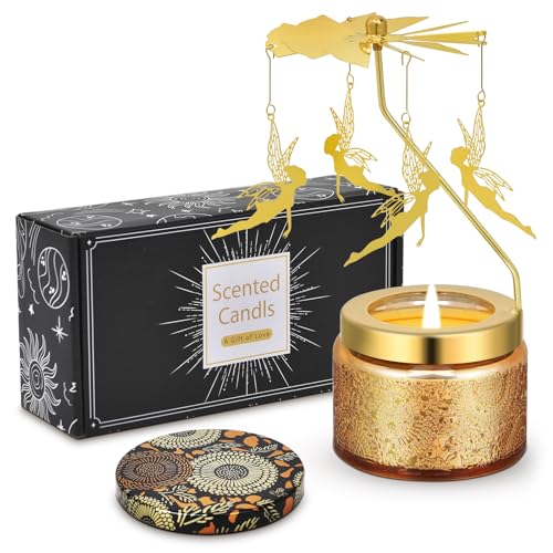 Girl With Wings Rose Scented Candles Yellow