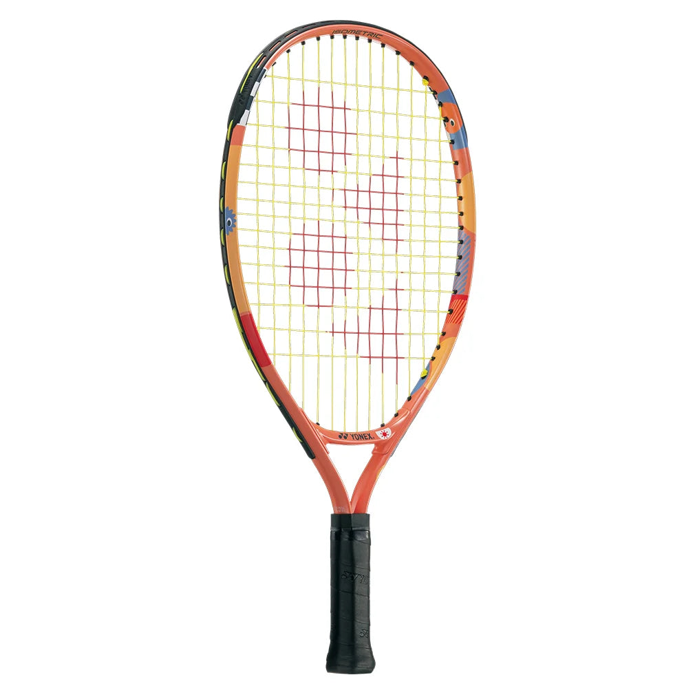 Junior 19 Prestrung Tennis Racquet Coral Orange - Lightweight Youth Tennis Racket for Beginners & Kids - Perfect for Training, Practice & Recreational Play