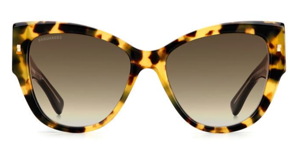 DSQUARED2 D2 0016/S Sunglasses - Polarized Aviator Style for Men & Women - UV Protection for Outdoor Activities, Driving & Fashion