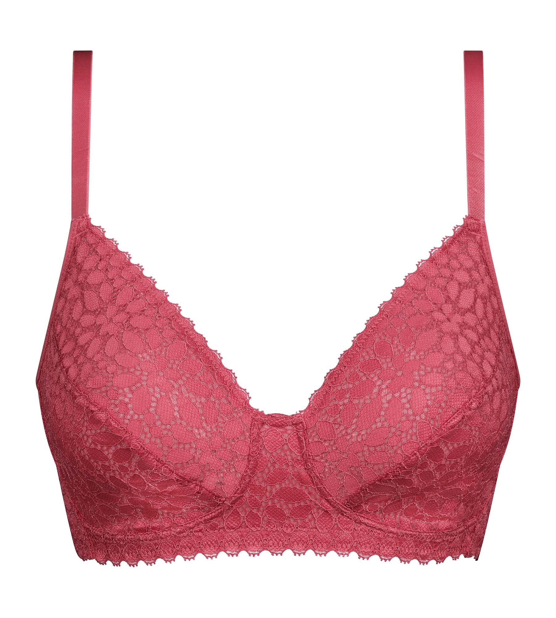 Floral Lace Triangle Bralette - Wireless Comfort Bra for Everyday Wear - Perfect for Yoga, Lounge & Casual Outfits
