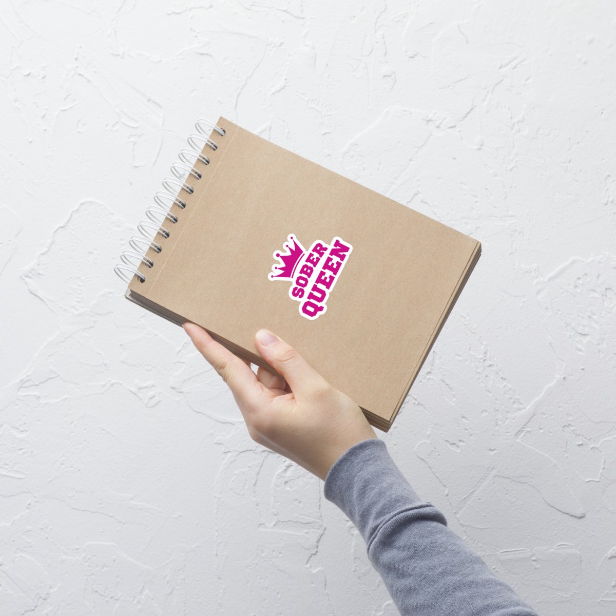 Sober Queen Bubble-Free Vinyl Sticker - Waterproof & Durable Decal for Laptops, Water Bottles & DIY Crafts - Perfect for Home, Office & School Decor