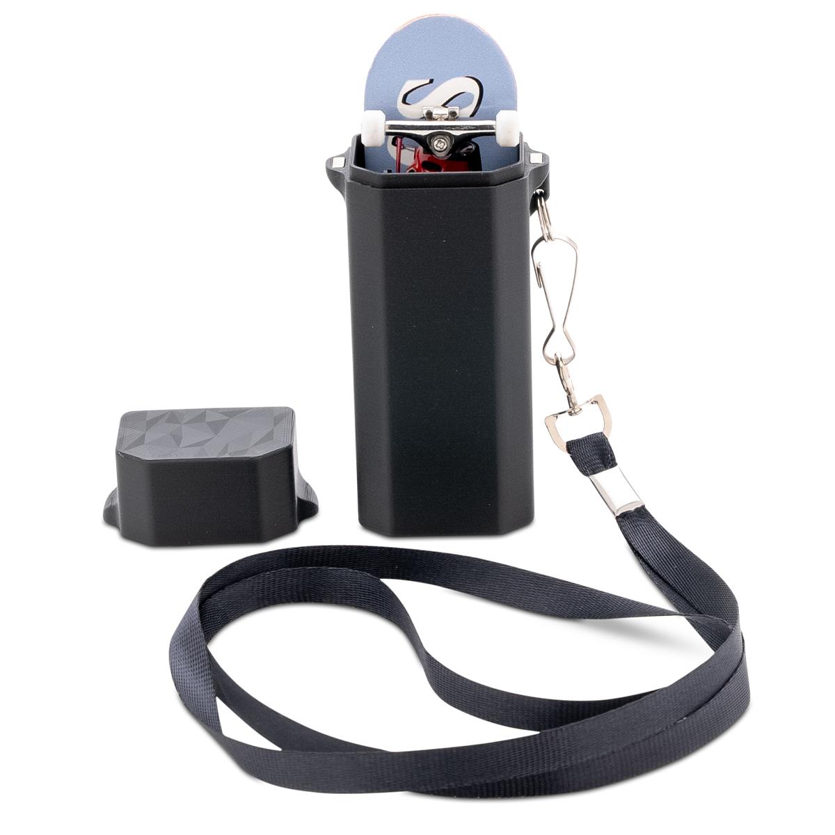 36mm Fingerboard Pod with Lanyard - Mini Skateboard Finger Toy for Tricks & Stunts - Perfect for Office Desk, Travel & Stress Relief