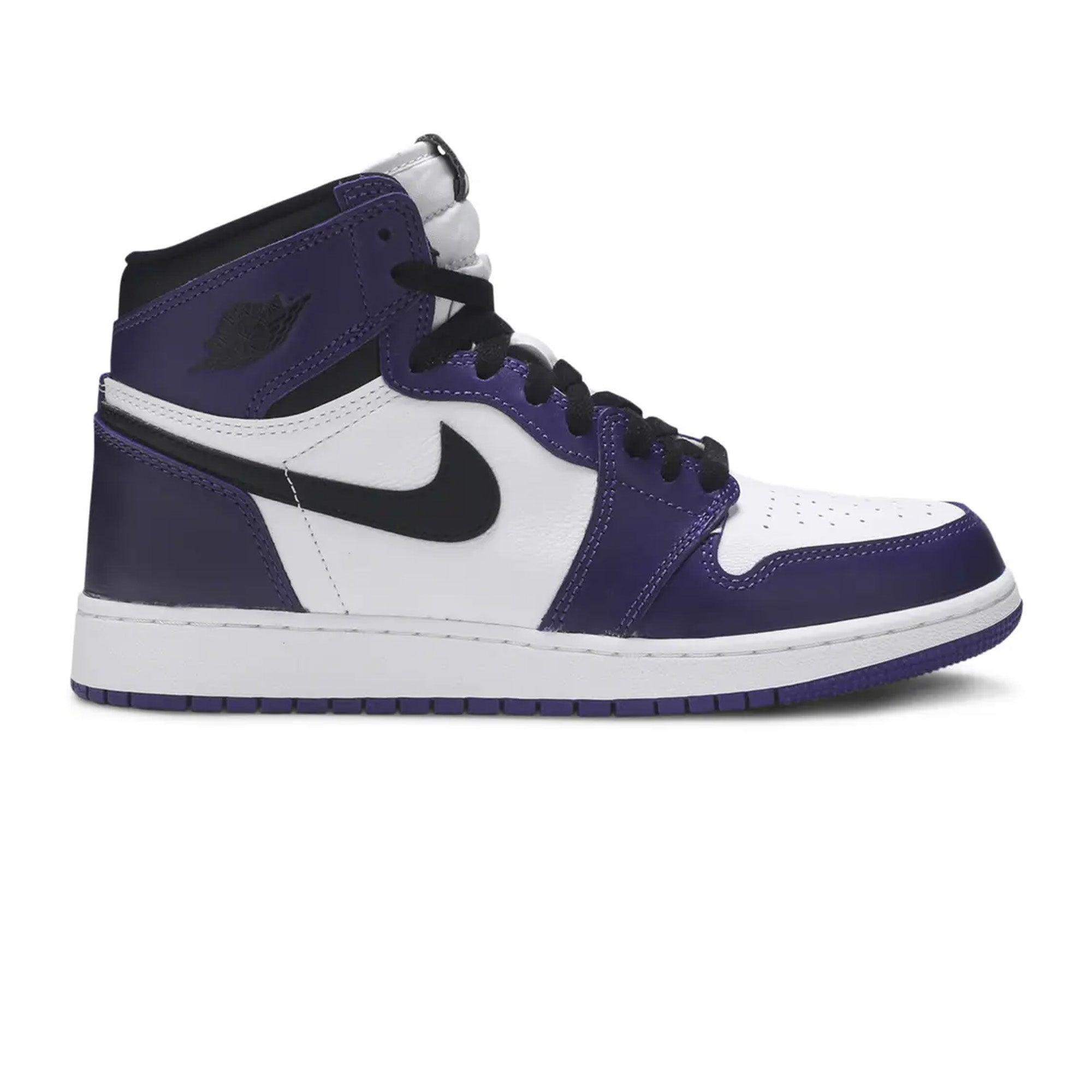 Air Jordan 1 Retro High OG 'Court Purple 2.0' Grade School Basketball Shoes - Perfect for School, Sports & Streetwear Fashion