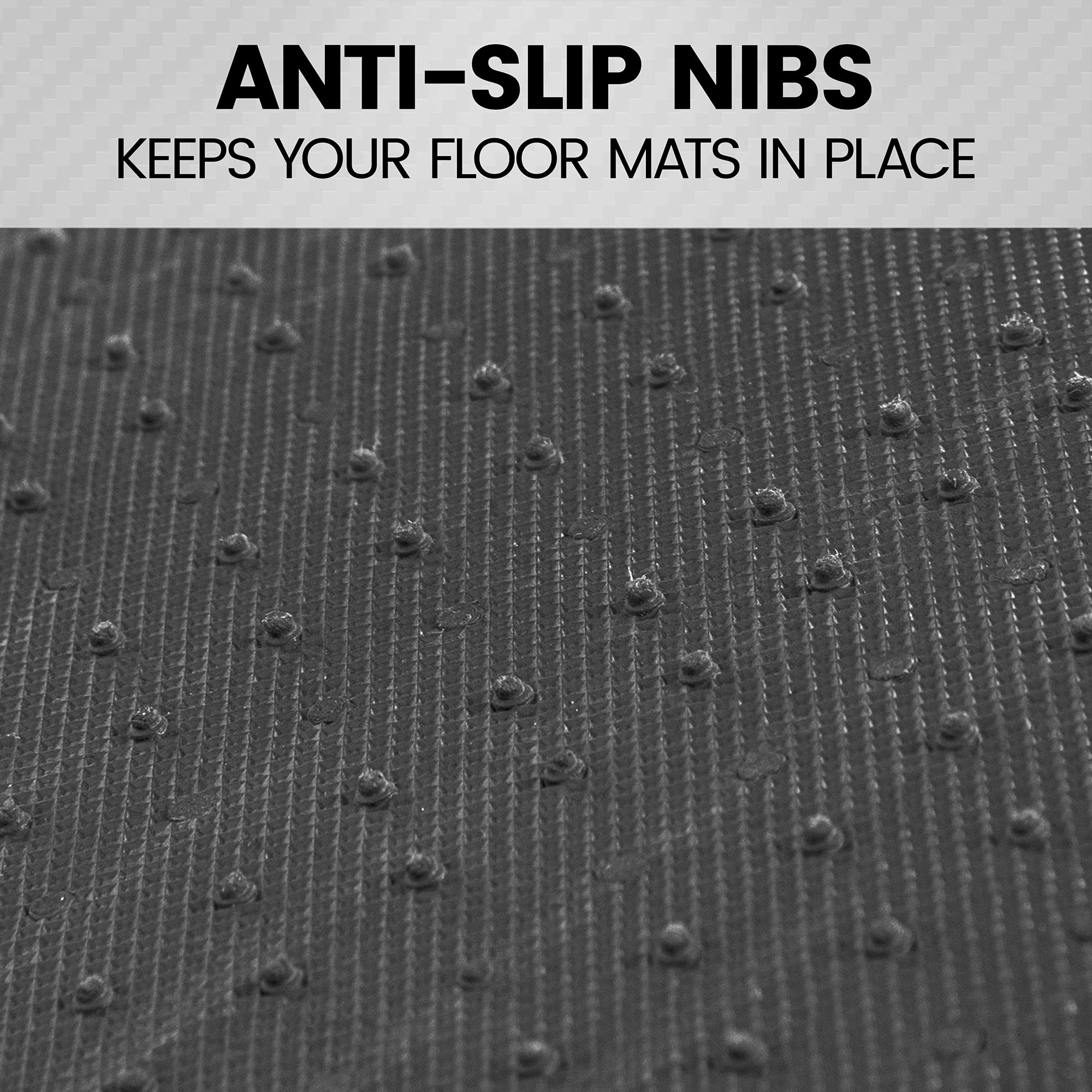 Premium BDK Two-Tone Car Floor Mats - Waterproof Automotive Carpet Mats with Faux Leather Trim & Anti-Slip Heel Pad - Luxury Car Interior Accessories for Sedans, SUVs & Trucks (Purple) - Perfect for Daily Commute, Road Trips & All-Weather Protection