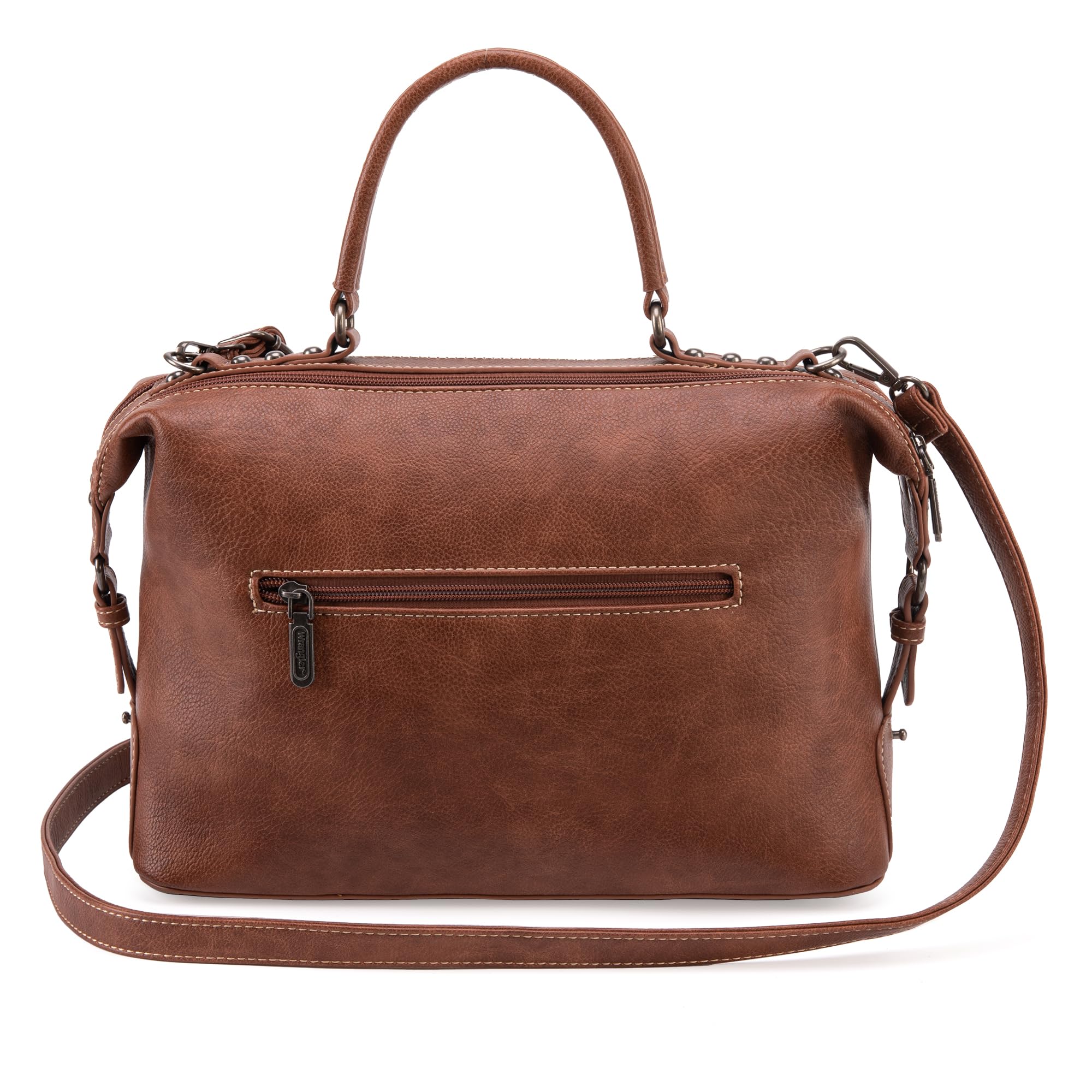 Wrangler Women's Doctor Bag - Top Handle Hobo Shoulder Barrel Satchel Purse | Stylish & Durable Handbag for Work, Travel & Everyday Use