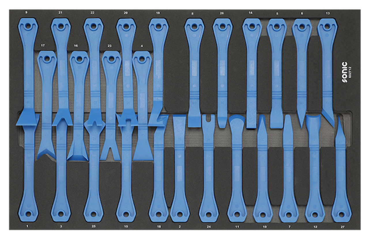 Sonic Tools 27-Piece Pry Removal Master Kit for Automotive & Electronics Repair - Professional-Grade Medium Pry Tools Set for DIY, Phone, Laptop, and Car Interior Removal