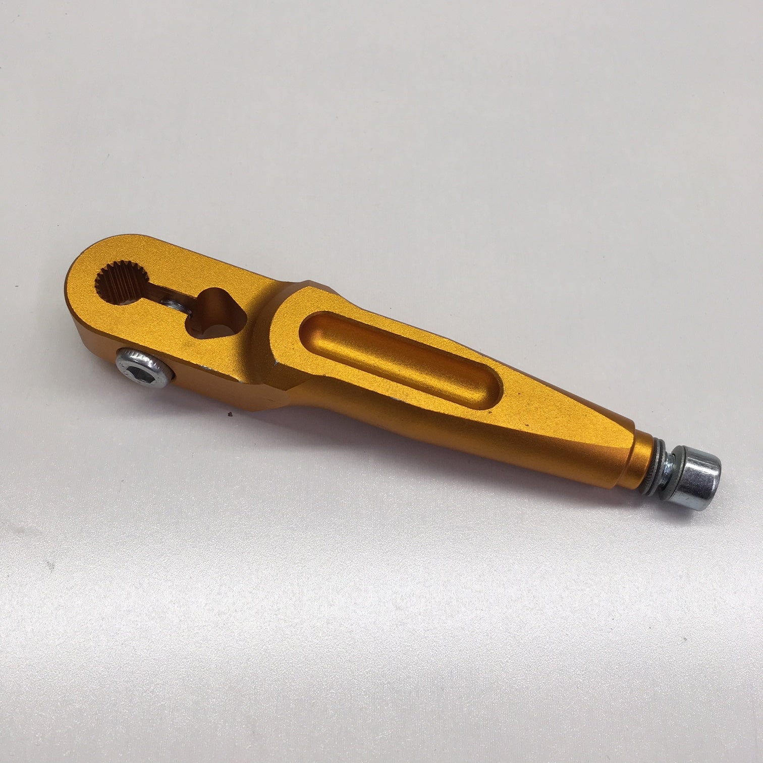 Laguna Gear Lever Support Bracket - Heavy Duty Gold Plated Replacement Part for Motorcycle & ATV Repair | Off-Road Vehicle Maintenance Accessory