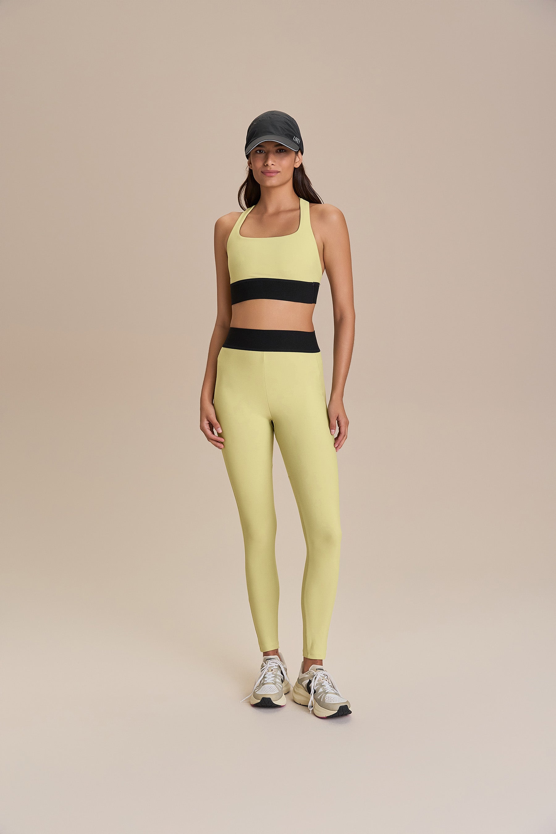 Premium High-Waisted Matcha Green Yoga Leggings - Women's Stretchy Workout Pants for Running, Gym & Lounge - Soft Breathable Fabric with 4-Way Stretch