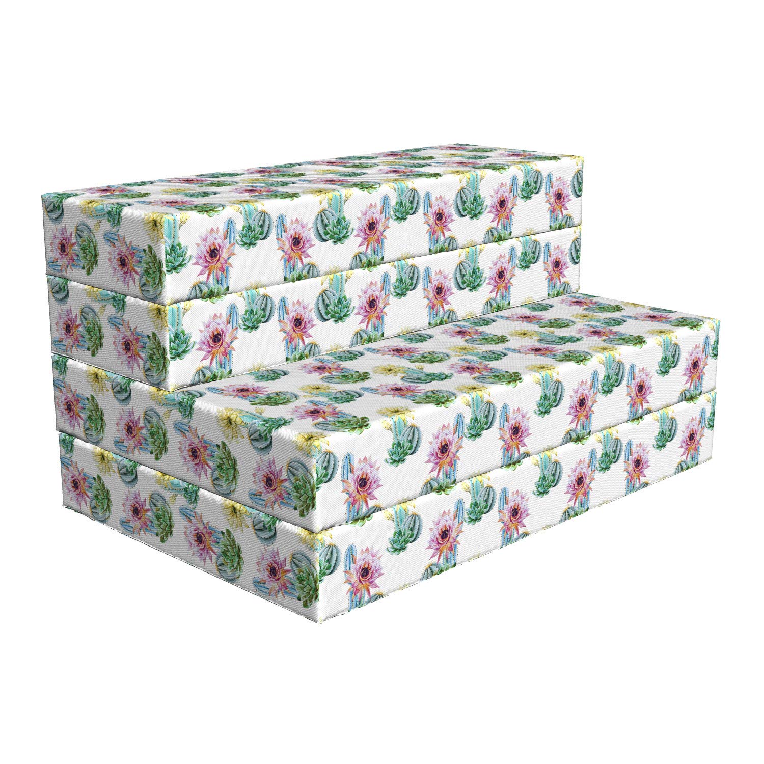 Ambesonne Vintage Foldable Mattress - Mexican Plant Cactus Design, 74.8