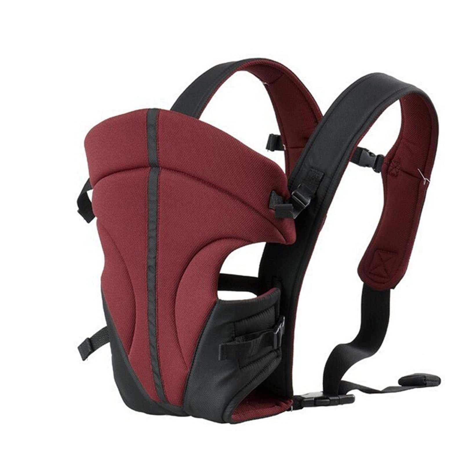 HUACHEN-LS Soft Baby Carrier for Newborn to Toddler 2-24 Months - Adjustable Front Facing & Backpack Pouch Wrap - Comfortable & Ergonomic Infant Sling for Hands-Free Parenting (Purple) - Perfect for Shopping, Travel & Outdoor Adventures