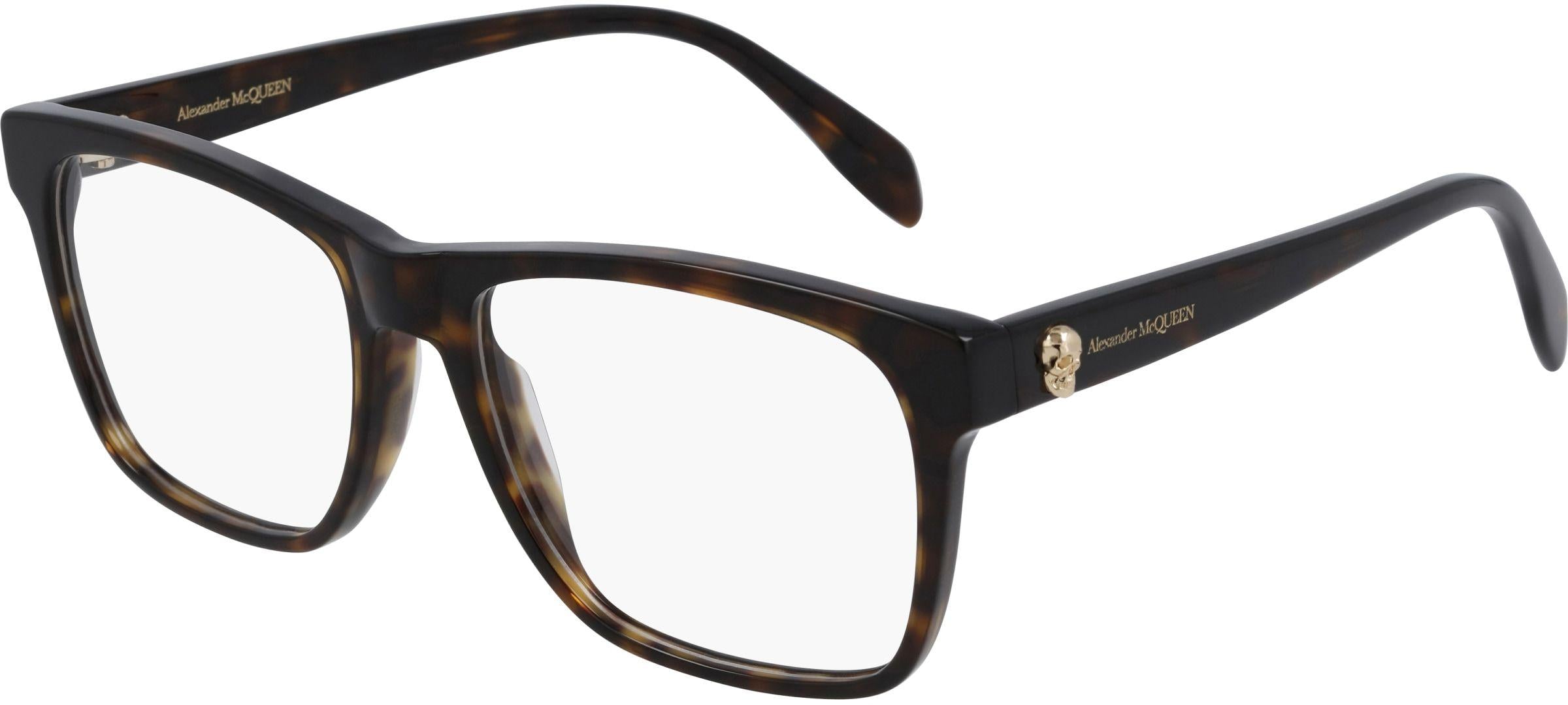 Alexander McQueen AM0282O Iconic Eyeglasses for Women & Men - Stylish Designer Frames for Everyday Wear & Fashion Accessories