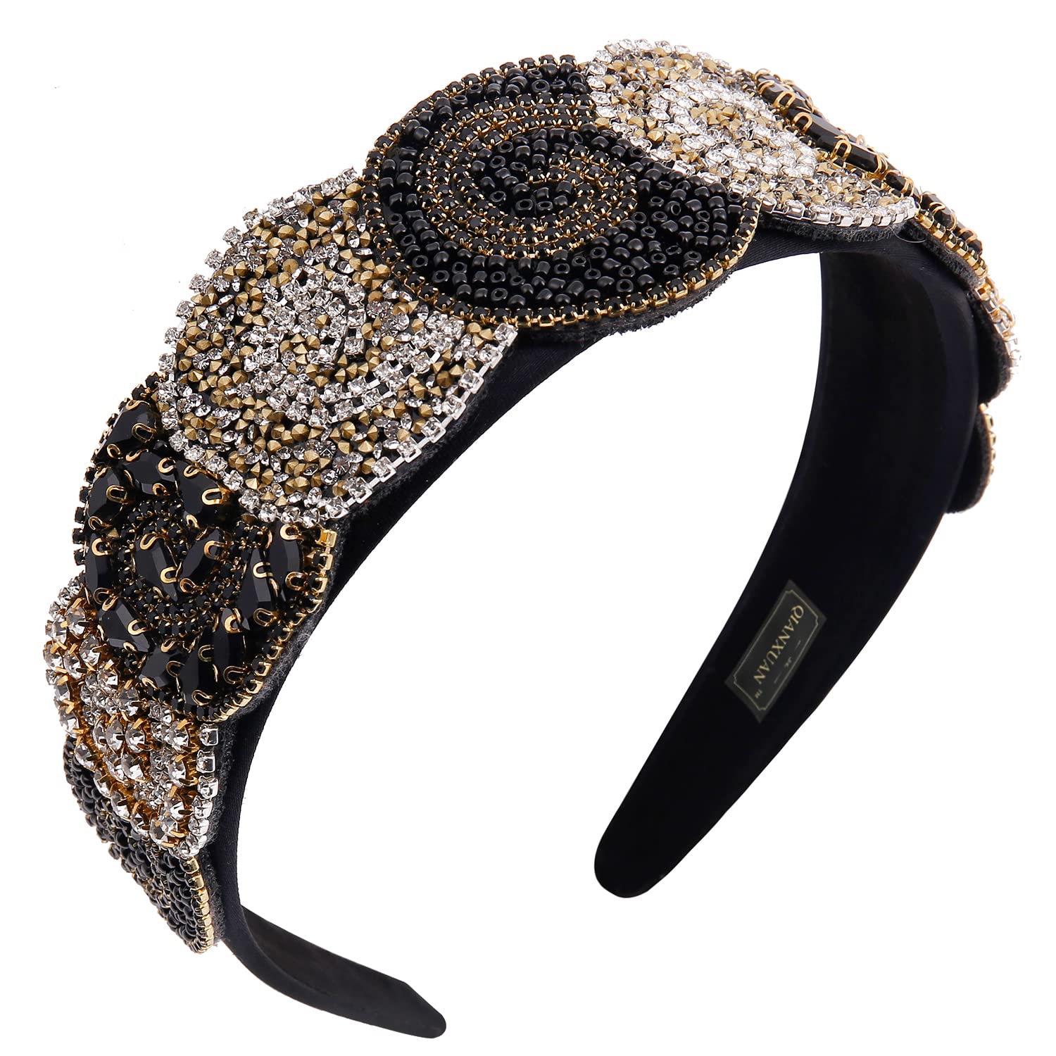 Sparkling Rhinestone Headbands for Women - Crystal Beaded Fashion Hair Accessories with Bling Chains | Perfect for Weddings, Parties, and Special Occasions