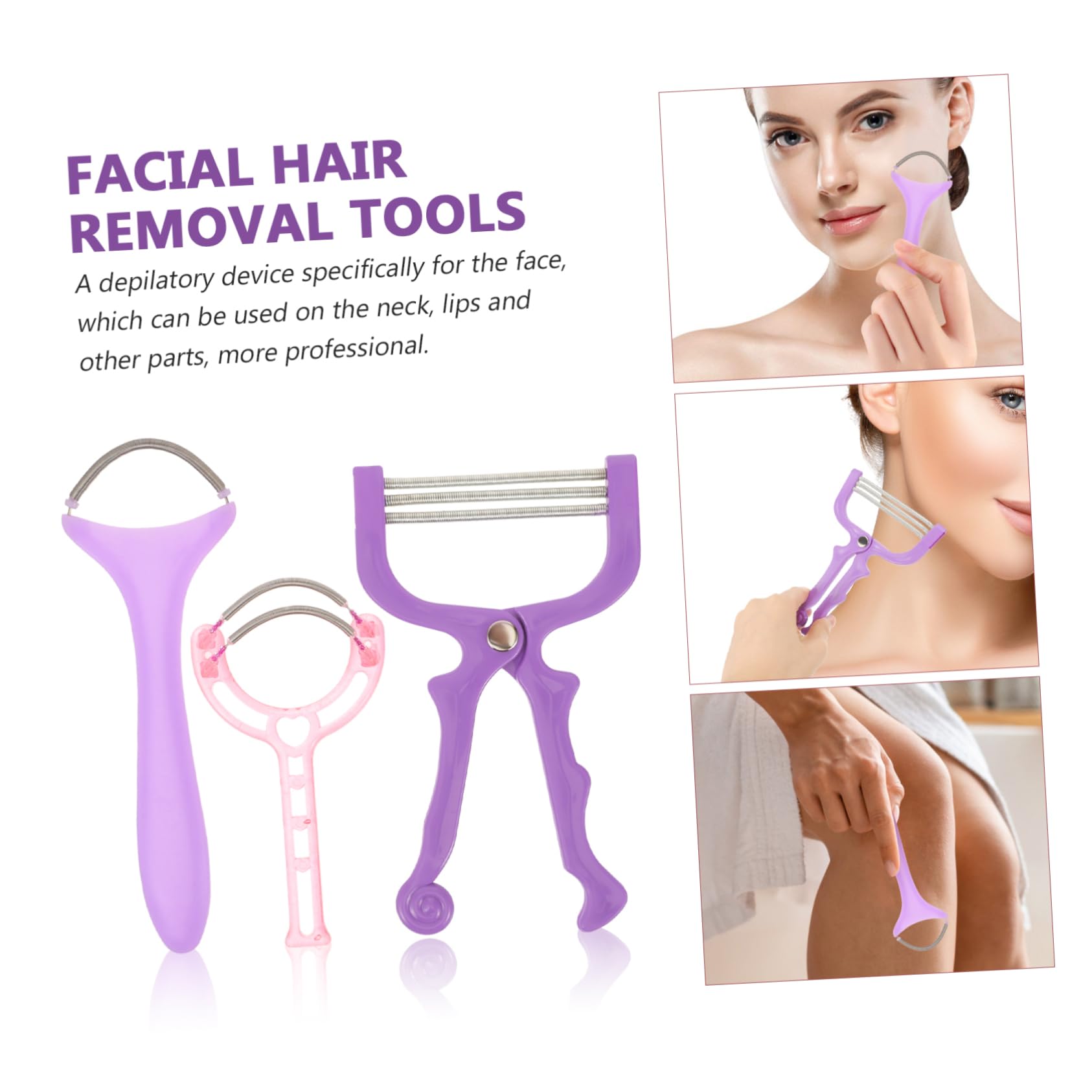 Best Facial Hair Remover for Women - Painless Lip & Face Hair Removal Tool | Quick & Easy At-Home Hair Removal | Perfect for Smooth Skin Before Events, Dates & Self-Care Routines