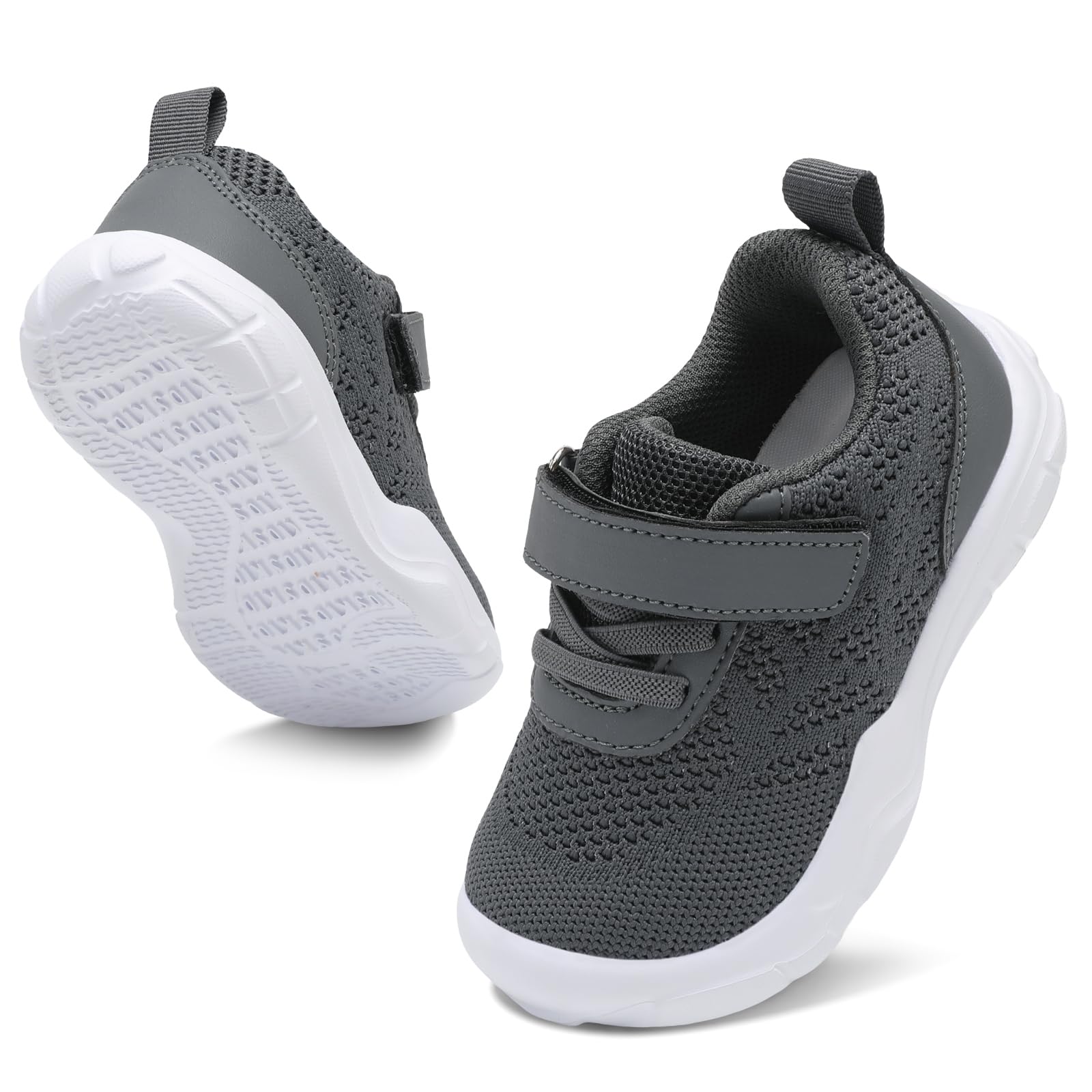 BARERUN Barefoot Shoes for Toddlers - Breathable Kids Sneakers for Boys & Girls - Lightweight Slip-On Running Shoes for School, Tennis & Walking - Perfect for Active Play & Outdoor Adventures