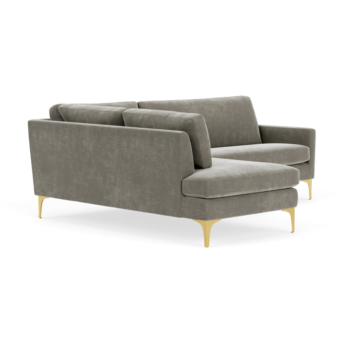 Astha Fabric Left Corner Sofa - Modern L-Shaped Sectional Couch for Living Room, Lounge & Small Spaces | Comfortable Home Furniture for Relaxing & Entertaining