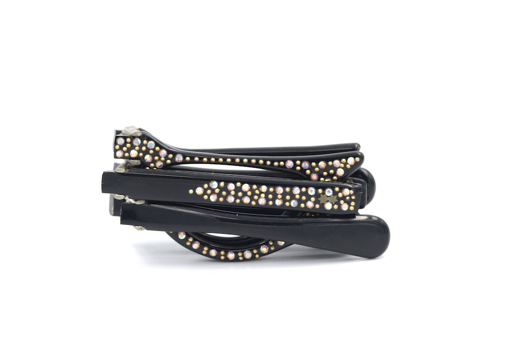 Black Rhinestone Foldable Reading Glasses - Stylish & Portable for Women - Perfect for Travel, Reading, and Fashion Accessories