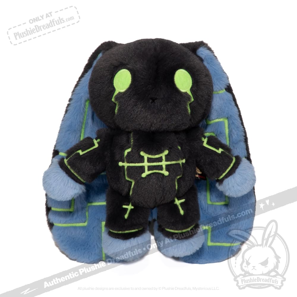 Plushie Dreadfuls Nyctophobia Rabbit - Soft Stuffed Animal Toy for Anxiety Relief & Comfort | Perfect for Nighttime Fears, Therapy, and Cuddling