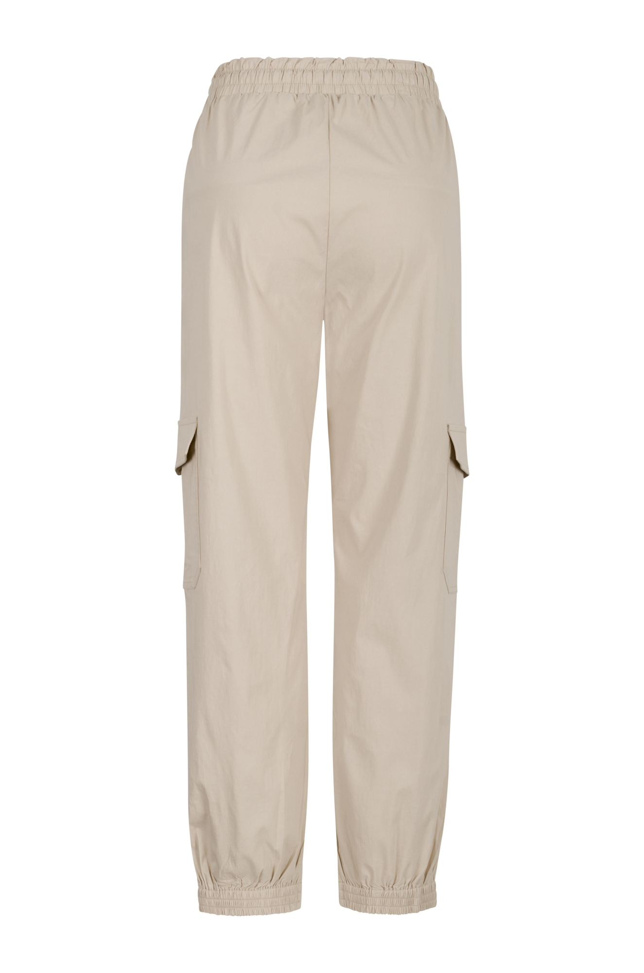 Micro Stretch Pants for Women - Comfortable High Waist Yoga Pants in Parchment Beige (2164AR) | Perfect for Yoga, Gym, Lounge & Everyday Wear