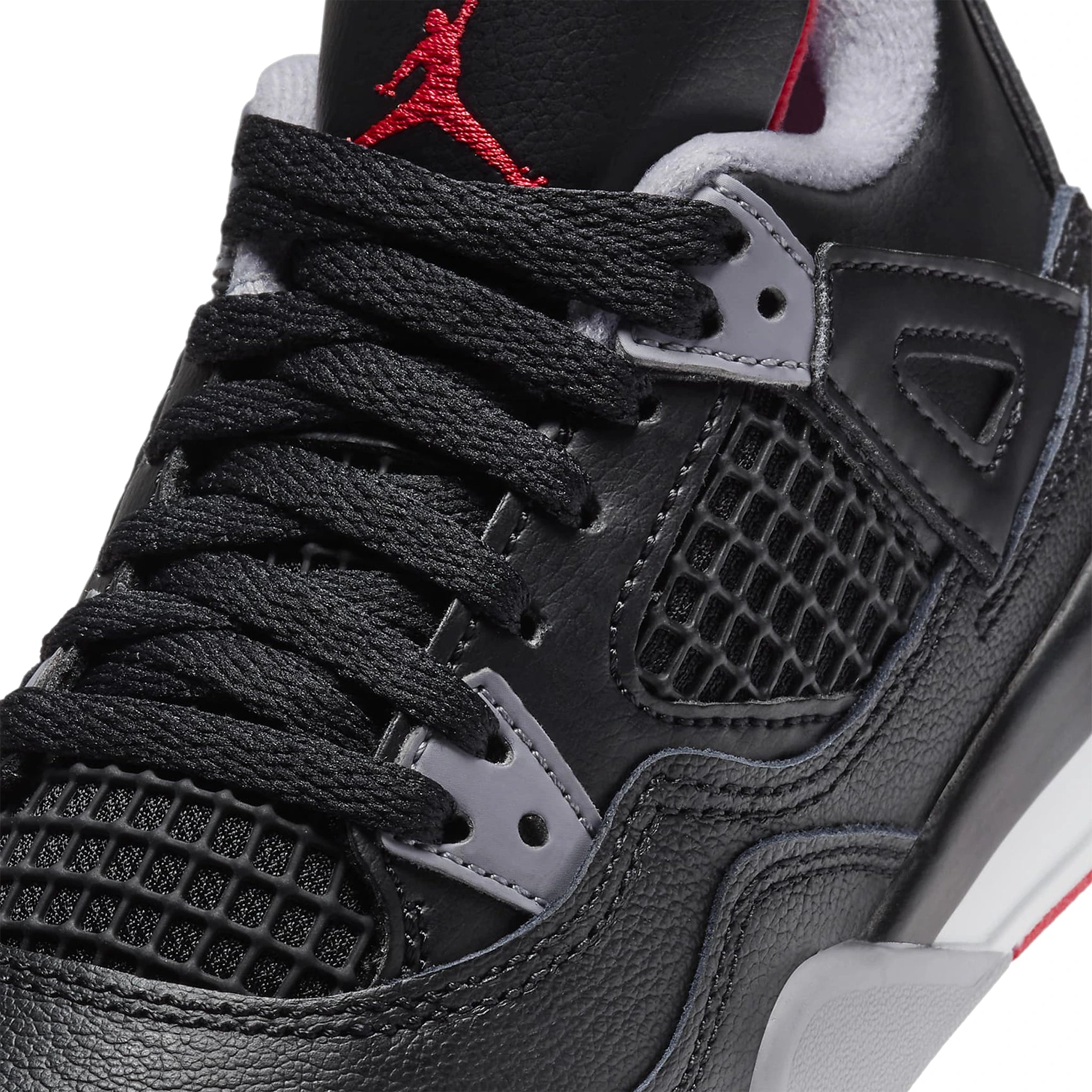 Air Jordan 4 OG Bred Reimagined Retro Basketball Shoes (PS) - Perfect for Streetwear Fashion & Court Performance