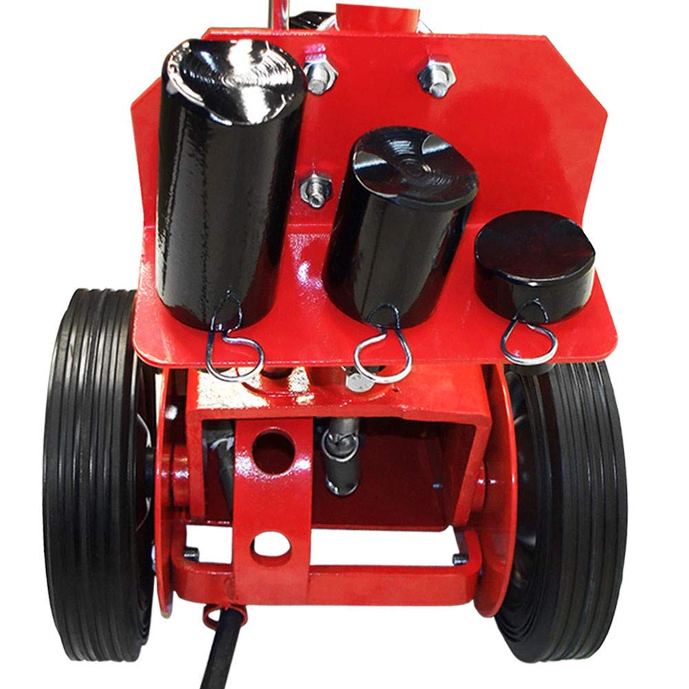 35 Ton Air Hydraulic Floor Jack with Wheels - Heavy Duty Truck & Bus Bottle Jack for Auto Repair Shops, Garages, and Professional Mechanics