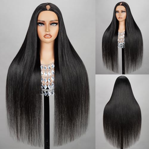 v straight wig