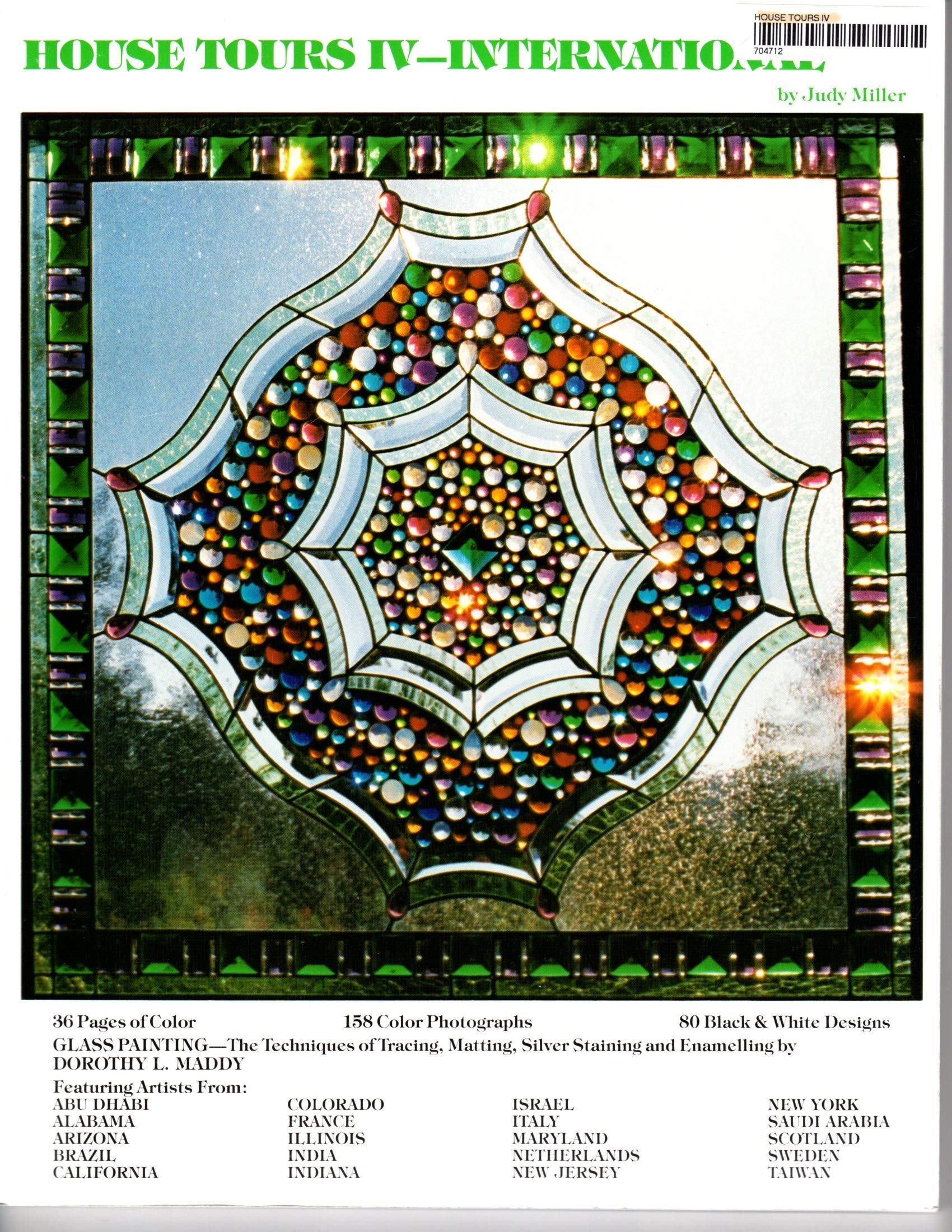 House Tours IV - Stained Glass Design Book | Vintage Home Decor Guide | Perfect for DIY Stained Glass Projects & Interior Design Inspiration