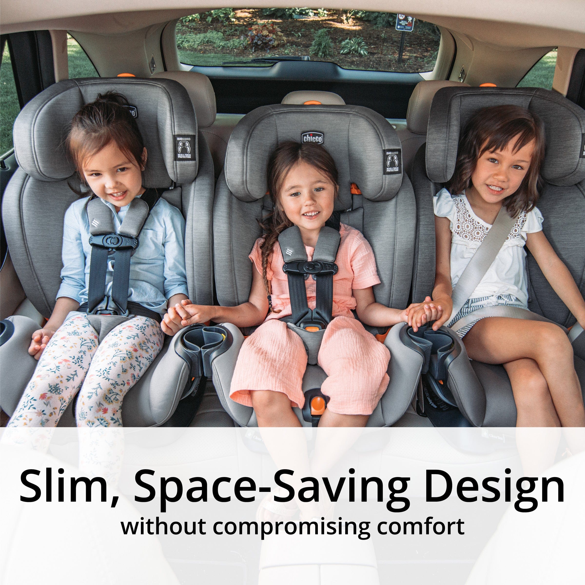 Chicco OneFit ClearTex All-In-One Convertible Car Seat for Infants to Toddlers - Safe & Comfortable for Travel, School & Family Road Trips