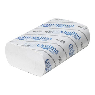 Premium White Multifold Paper Towels, 1-Ply (4000 Sheets/Case) - Bulk Bathroom, Kitchen & Commercial Use for Restaurants, Offices & Home