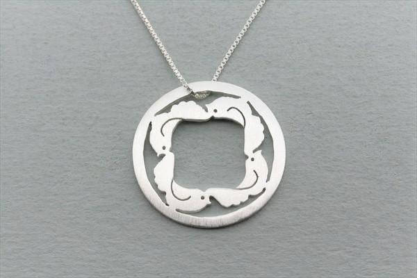 4-Pack Sterling Silver Bird Circle Necklaces - Elegant Jewelry for Women, Perfect for Gifts, Parties & Everyday Wear