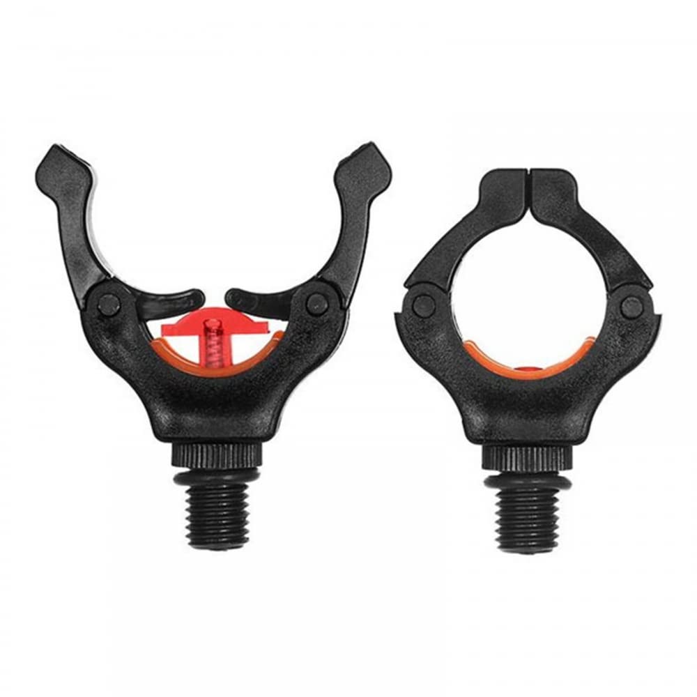 DONGKER 2PCS Adjustable V-Head Fishing Rod Rest Holder - M3/8 Fishing Butt Support for Carp Fishing | Perfect for Bank Fishing, Match Fishing & Carp Angling