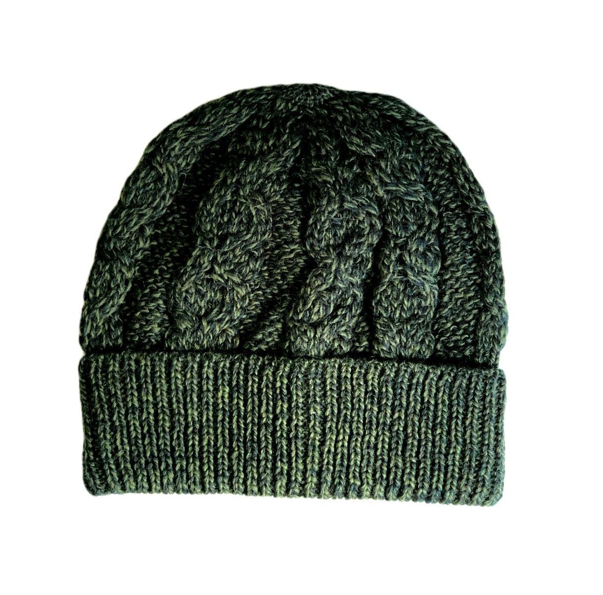 Aran Honeycomb Knit Beanie for Men & Women - Soft Winter Hat in 4 Colors - Warm Wool Blend Beanie for Outdoor Activities, Skiing, and Cold Weather