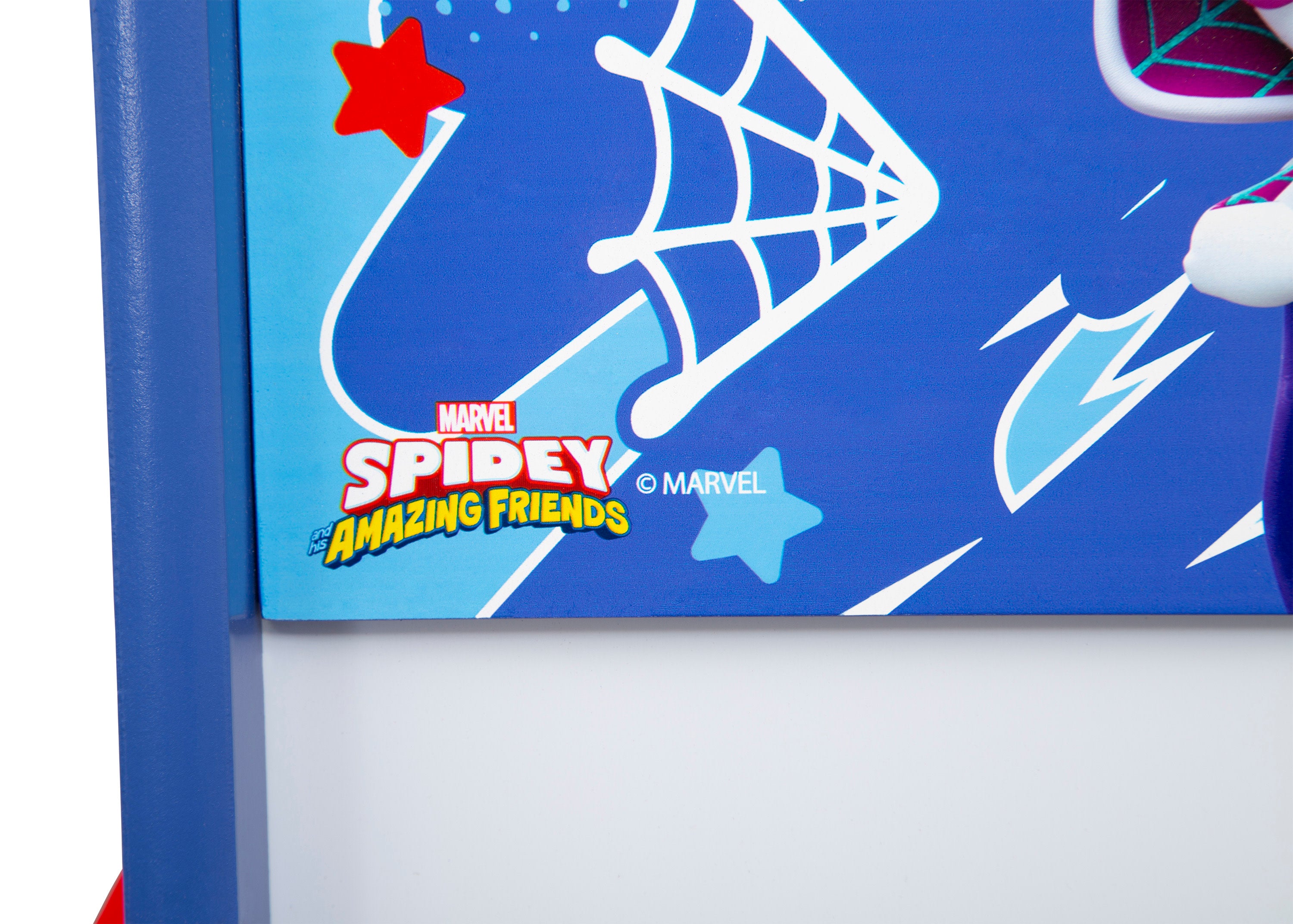 Spidey and His Amazing Friends Wooden Activity Easel with Storage - Kids Art Station for Drawing, Painting & Learning - Perfect for Home, Classroom & Playroom