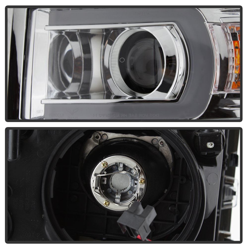 2014-2015 Chevy Silverado 1500 LED Projector Headlights - Aftermarket Replacement for Halogen Models | Upgrade Your Truck Lighting for Night Driving & Off-Road Adventures
