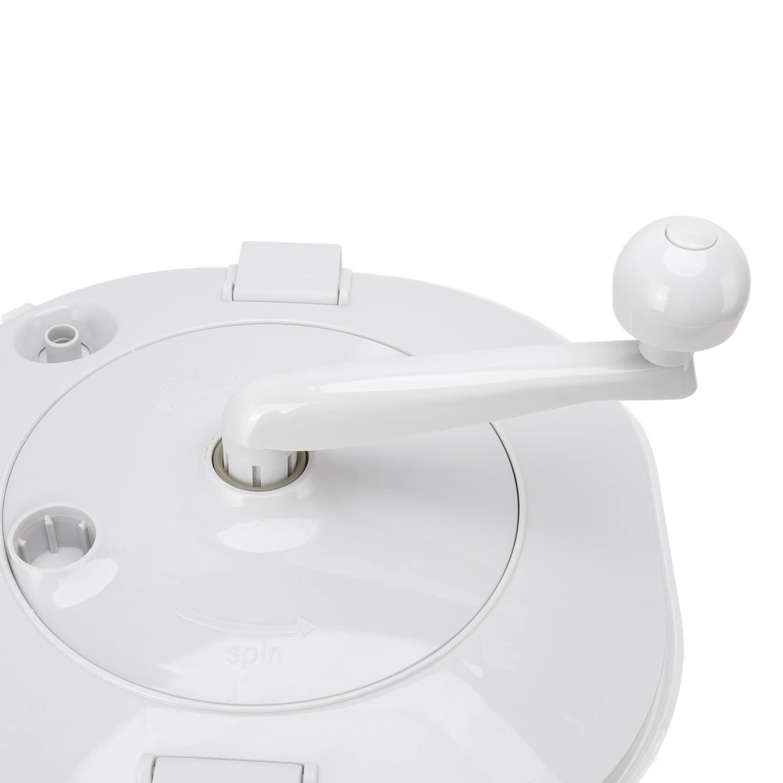 Portable Hand Crank Manual Washing Machine - Compact Laundry Solution for Dorm, Apartment, Camping & Travel - Nordic Grey (Perfect for Off-Grid Living, RV Trips & Emergency Preparedness)