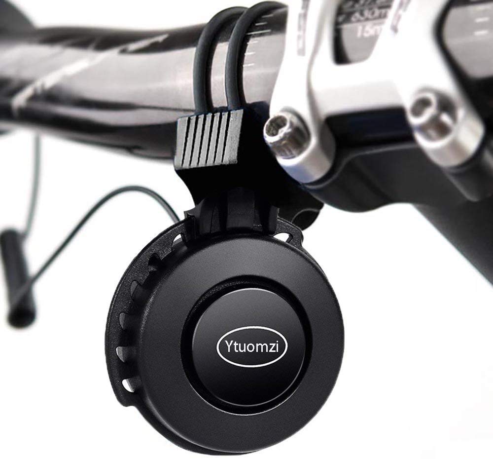 USB Rechargeable Electric Bike Horn - 120dB Loud Waterproof Bicycle Bell with 3 Alert Modes for Mountain & Road Bikes, Scooters (22-31.8mm Handlebar) - Perfect for Commuting, Cycling Safety & Urban Riding