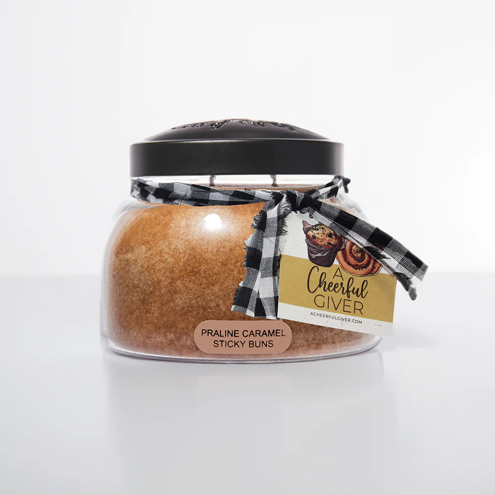 22oz Scented Candle - Praline Caramel Fragrance, Long-Lasting Soy Wax Candle for Home Decor, Relaxation & Romantic Ambiance | Perfect for Living Room, Bedroom, Bathroom & Gift Giving
