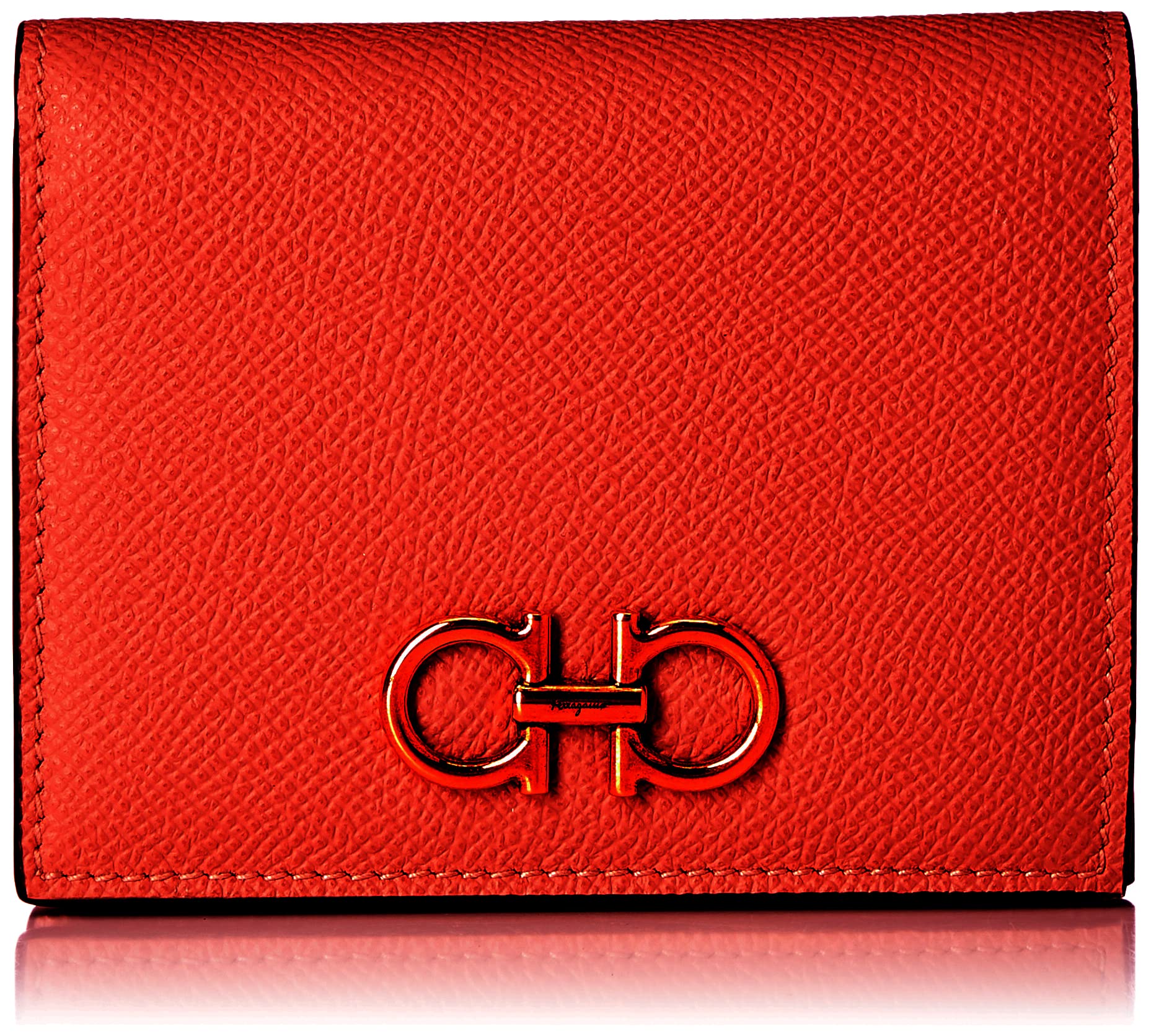 Salvatore Ferragamo Women's Amaretto Leather Wallet - Luxury Designer Handbag Accessory for Everyday Use & Special Occasions