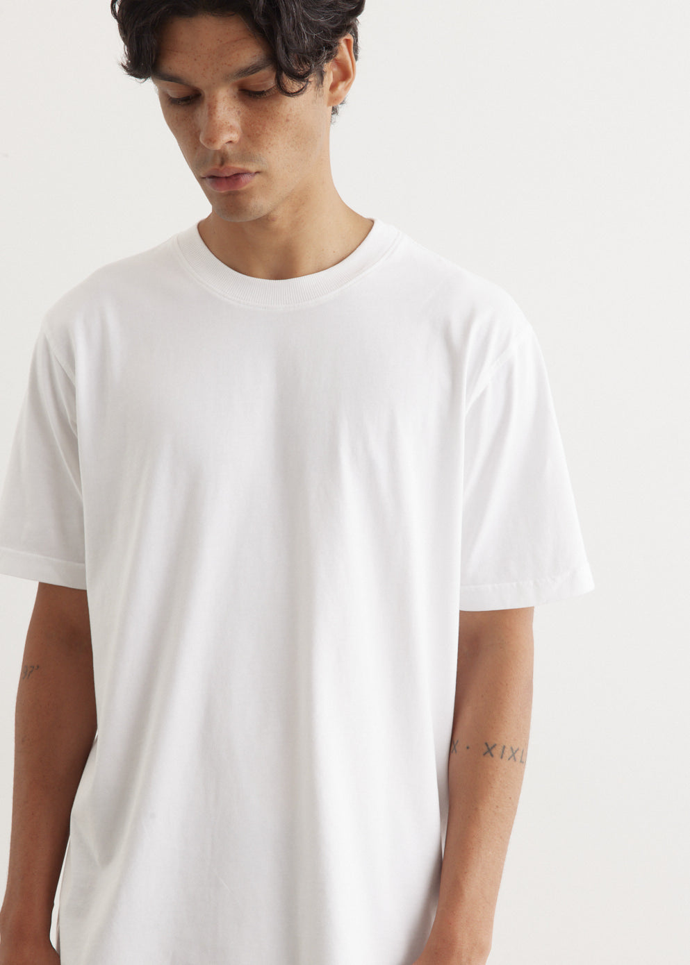 Adam T-Shirt 3209 - Premium Cotton Men's T-Shirt in White - Casual Wear, Street Style & Everyday Comfort