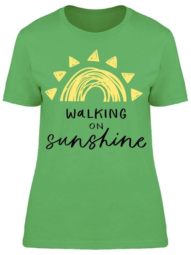 Women's Sunshine Graphic Tee - Casual Short Sleeve T-Shirt for Summer Outfits, Beach Wear & Everyday Comfort