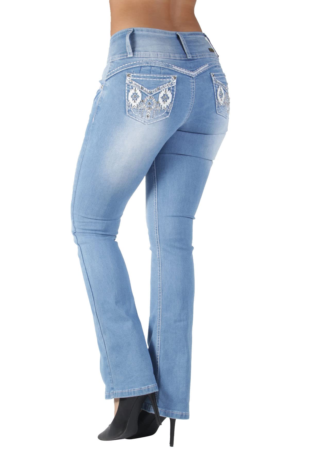 Sexy Flare Bootleg Ripped Premium Bootcut Women's Jeans - Perfect for Casual Outings, Date Nights & Street Style Fashion