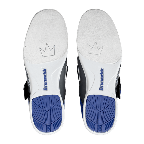 Brunswick Women's Versa Grey Purple Bowling Shoes - Lightweight & Comfortable for League Play & Casual Bowling
