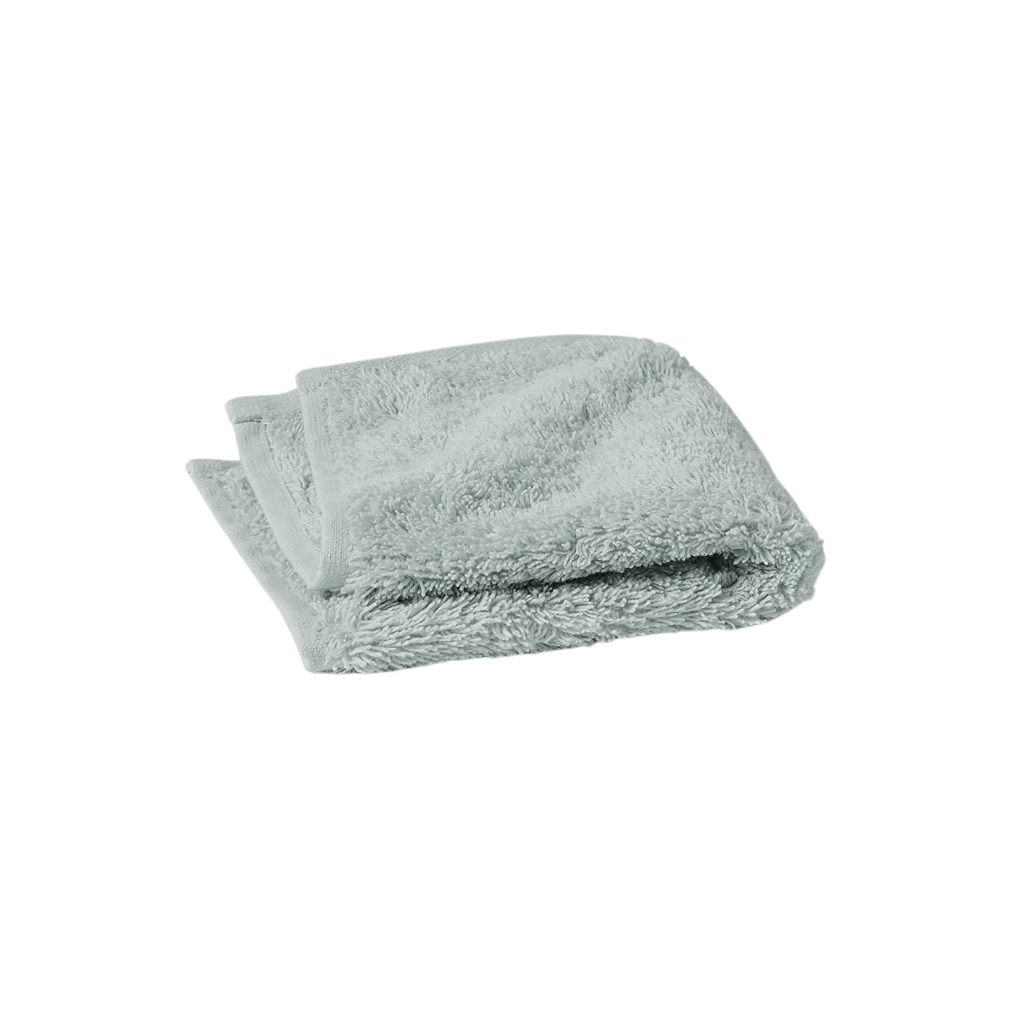 Coyuchi Cloud Loom Organic Cotton Wash Cloth - Palest Ocean (12