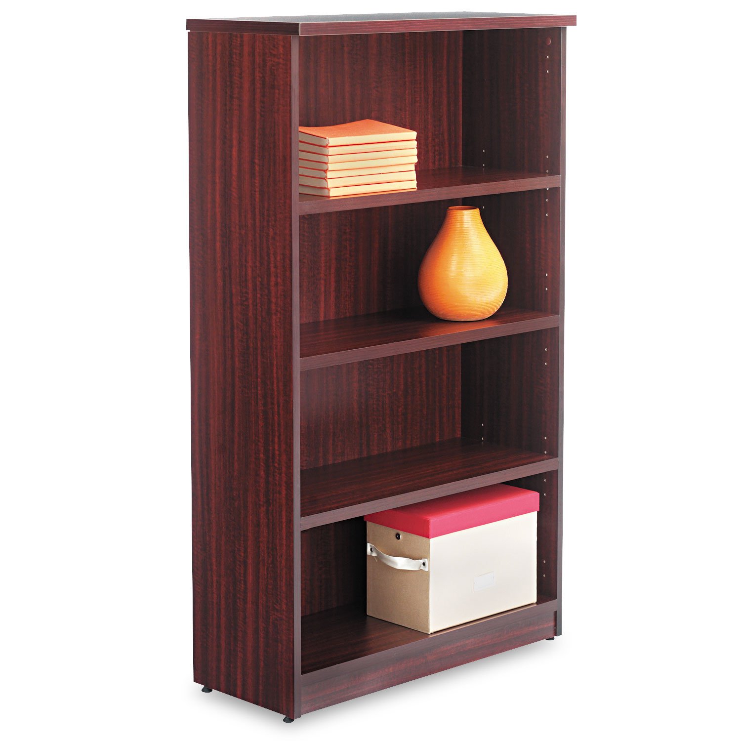 ALEVA635632MY - Valencia Series Bookcase - Modern Wooden Bookshelf for Home, Office & Library - Stylish Storage for Books, Decor & Essentials