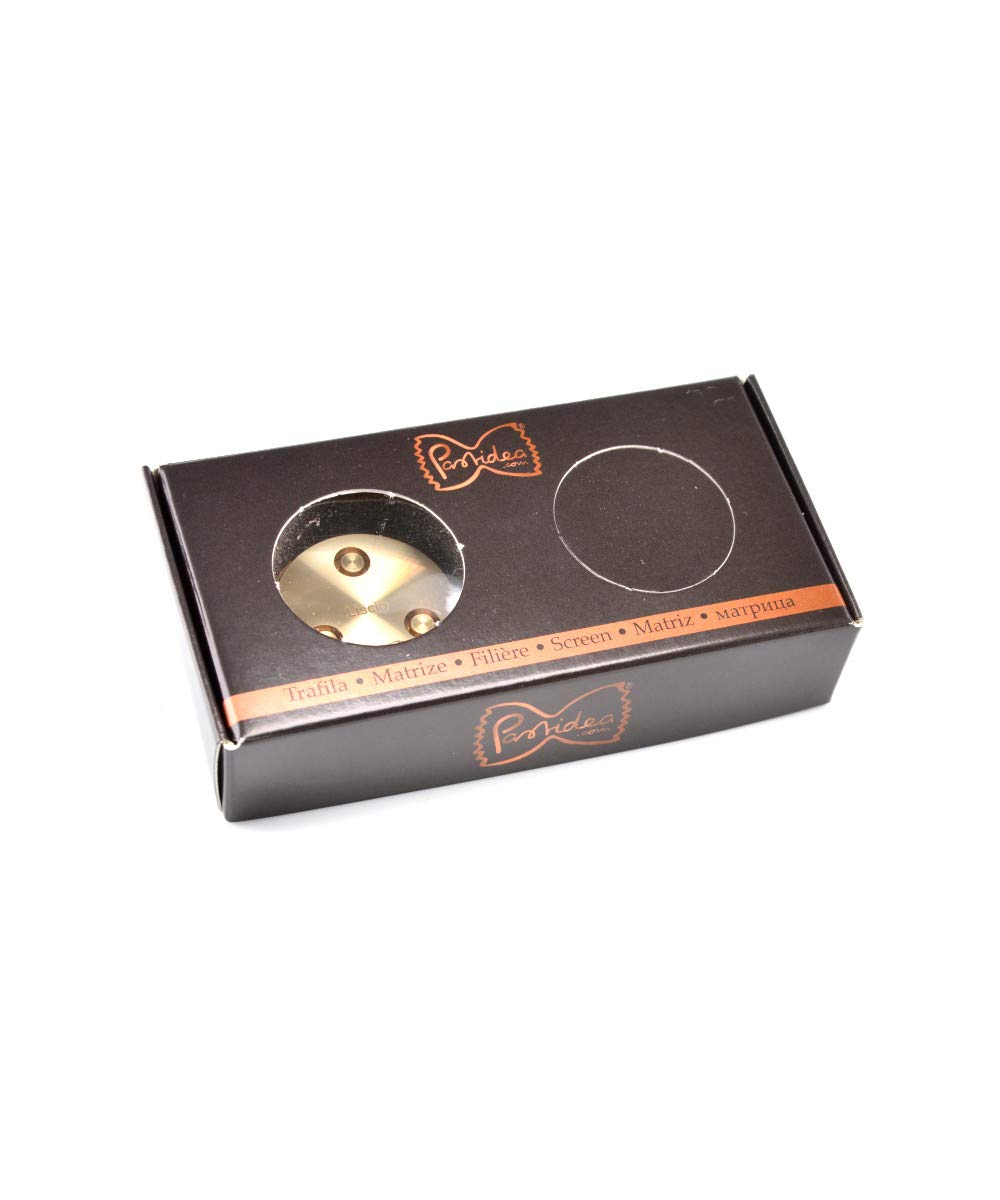 Premium Bronze Pasta Insert for Kenwood AT910 KAX910 & Philips Pasta Maker - Maccheroni Lisci (Smooth Macaroni) - Perfect for Homemade Italian Pasta Dishes & Restaurant-Style Meals