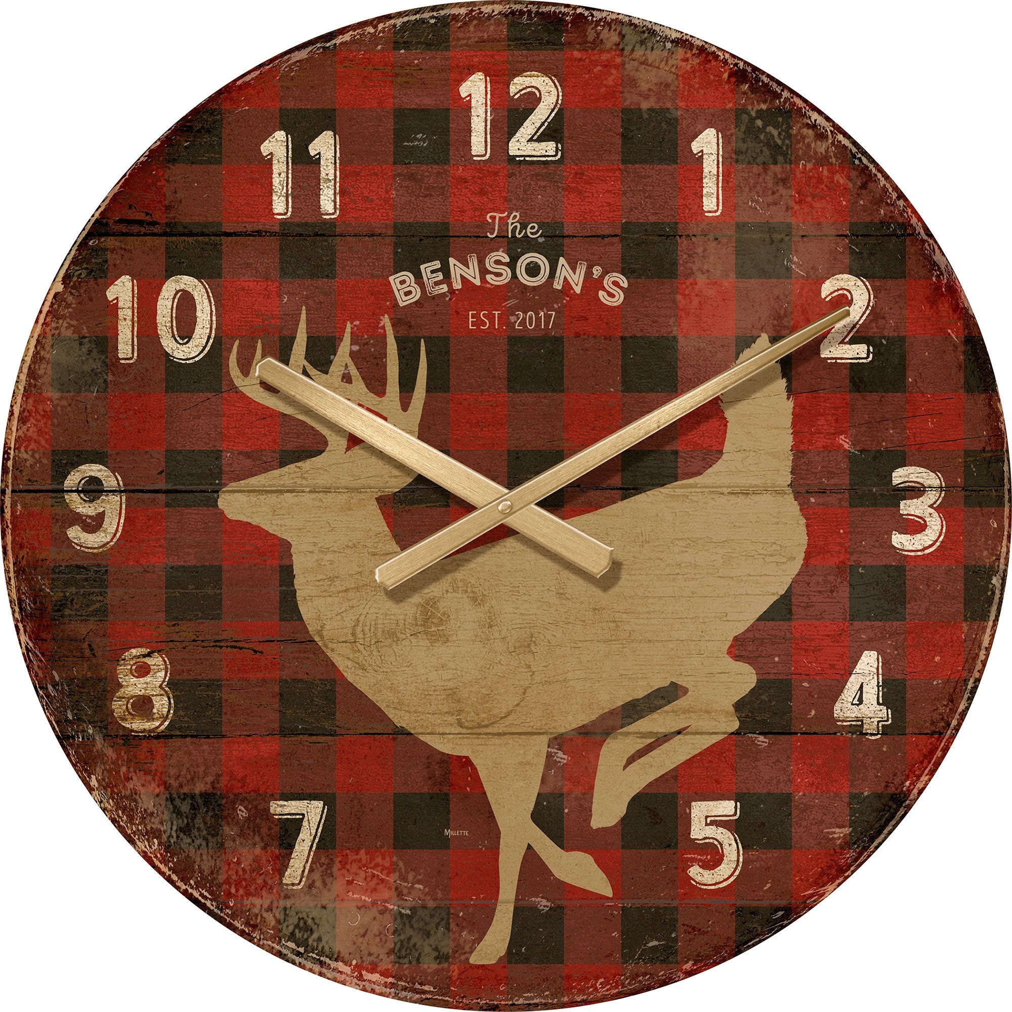 Red Plaid Deer Print T-Shirt - Stylish Casual Graphic Tee for Men & Women - Perfect for Outdoor Adventures, Camping, and Holiday Gatherings