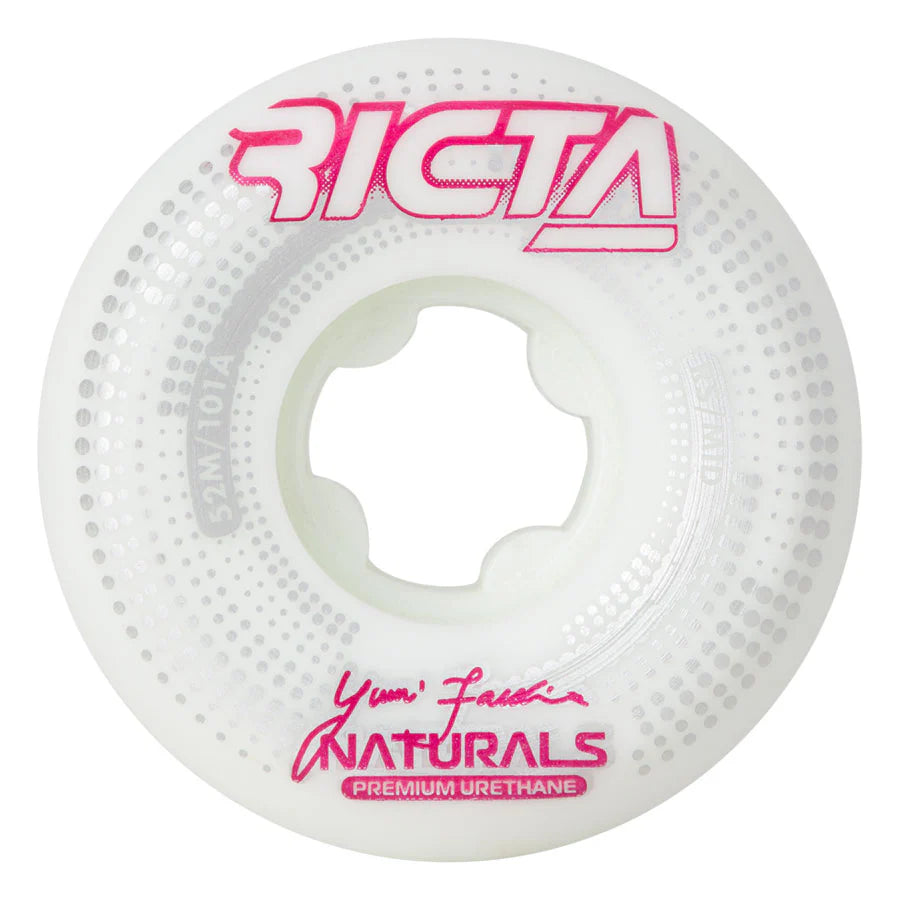 Ricta Facchini Source Naturals Mid 101A 52mm Skateboard Wheels - High Performance for Street & Park Skating