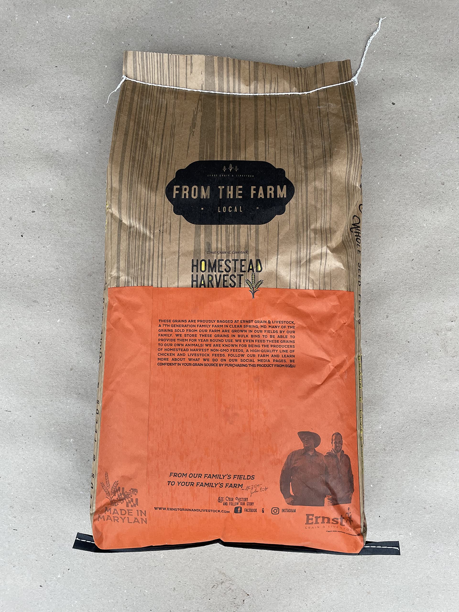 Premium Feed Grade Oats for Horses & Livestock - 50 lb Bag | High Protein Whole Grain Oats for Animal Nutrition, Farm & Stable Use